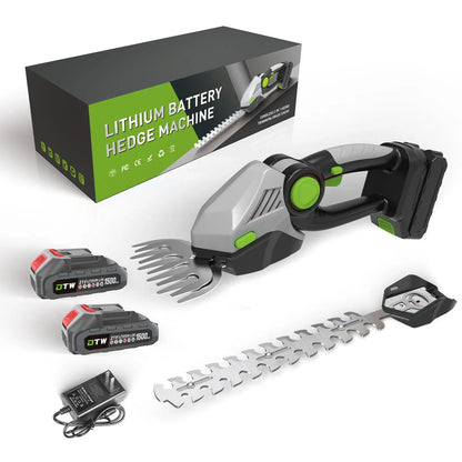 Wireless handheld electric hedge trimmer for easy garden maintenance