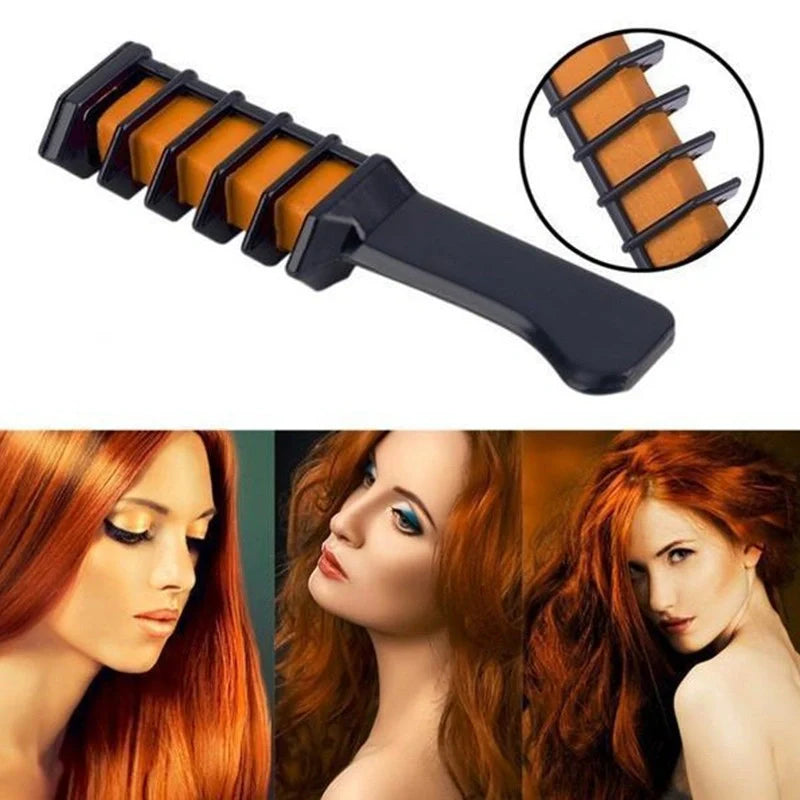Temporary mini disposable hair colour crayons with brush for vibrant, temporary hair styling