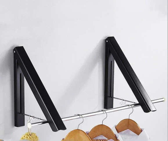 Foldable Aluminium Wall Drying Rack for Waterproof Hanging - Premium British-Quality Space-Saving Solution