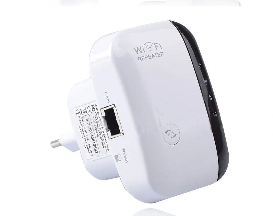 Compact Wireless WiFi Repeater with dual mode support and 300Mbps speed