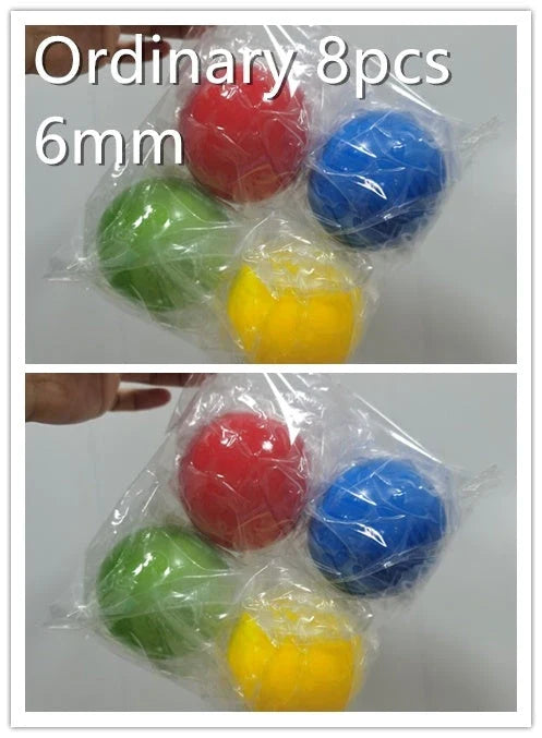 Premium Luminous Sticky Stress Relief Balls in various colors and sizes, with a glow-in-the-dark feature for a captivating and soothing relaxation experience.