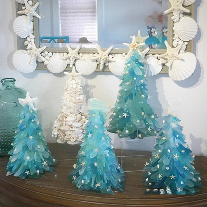 Blue PVC Christmas tree decoration for DIY holiday crafting