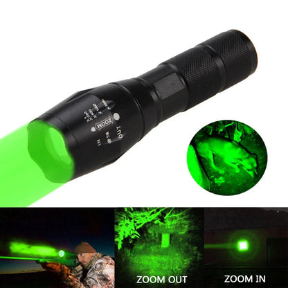Zoomable LED Torch with adjustable focus for outdoor and professional use