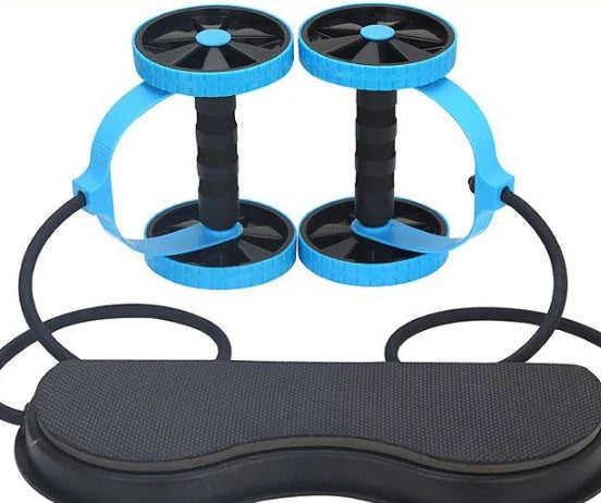 Premium versatile fitness roller with soft, sponge-like wheels for a smooth, full-body workout experience