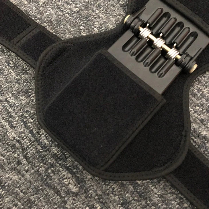 Breathable joint support knee pads in black with non-slip design