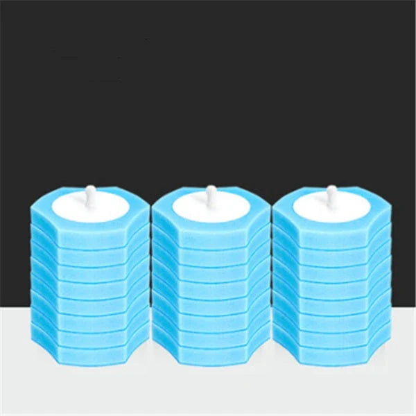 Premium disposable toilet brush with plastic, sponge, and scratch-resistant cloth for effective and hygienic bathroom cleaning