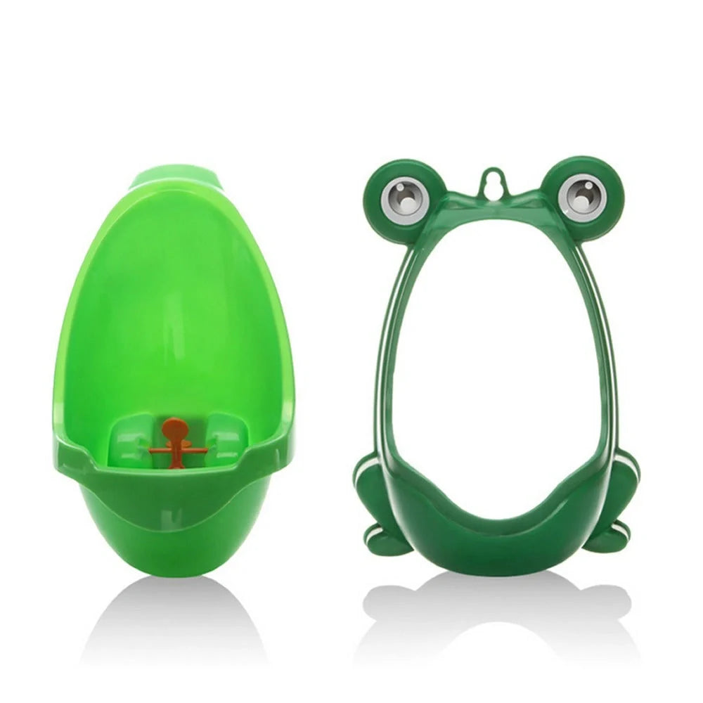 Ergonomic Frog Children Baby Potty Toilet in vibrant colors with adjustable height feature