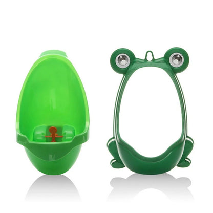 Ergonomic Frog Children Baby Potty Toilet in vibrant colors with adjustable height feature