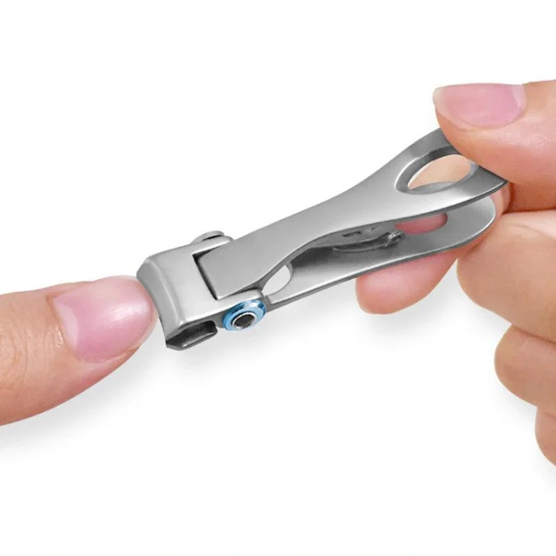 Stainless steel thick nail clippers for easy and precise toenail trimming