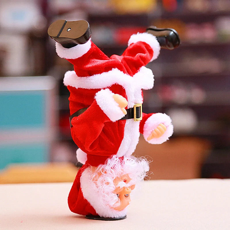 Electric Music Santa Claus Toy with interactive technology sense lamp, perfect for holiday gifting