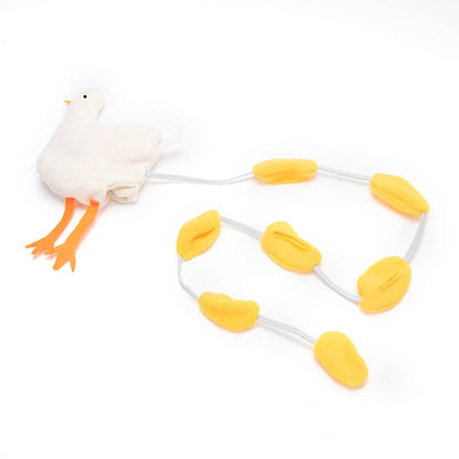 Polar fleece dog foraging toy for slow eating and mental stimulation