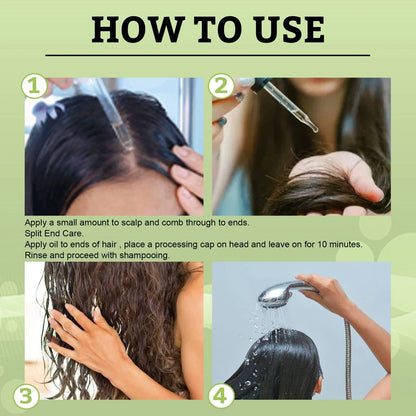 Rejuvenating Rosemary & Mint Hair Growth Serum - Nourishing formula to promote healthy scalp and stimulate hair regeneration