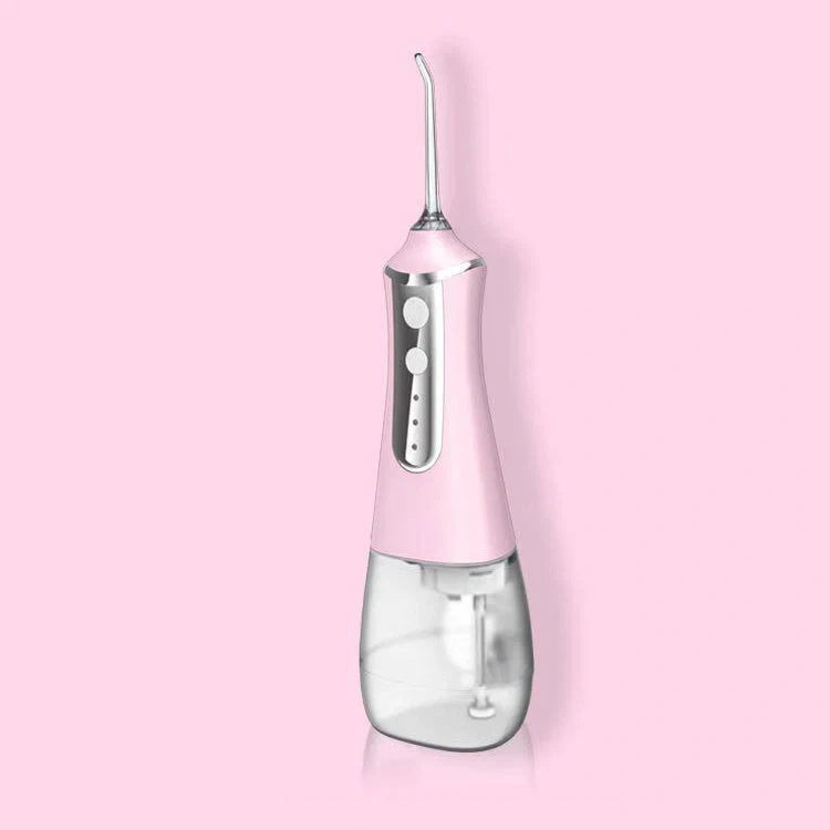 USB rechargeable oral irrigator with 3 cleaning modes and 350ml water tank