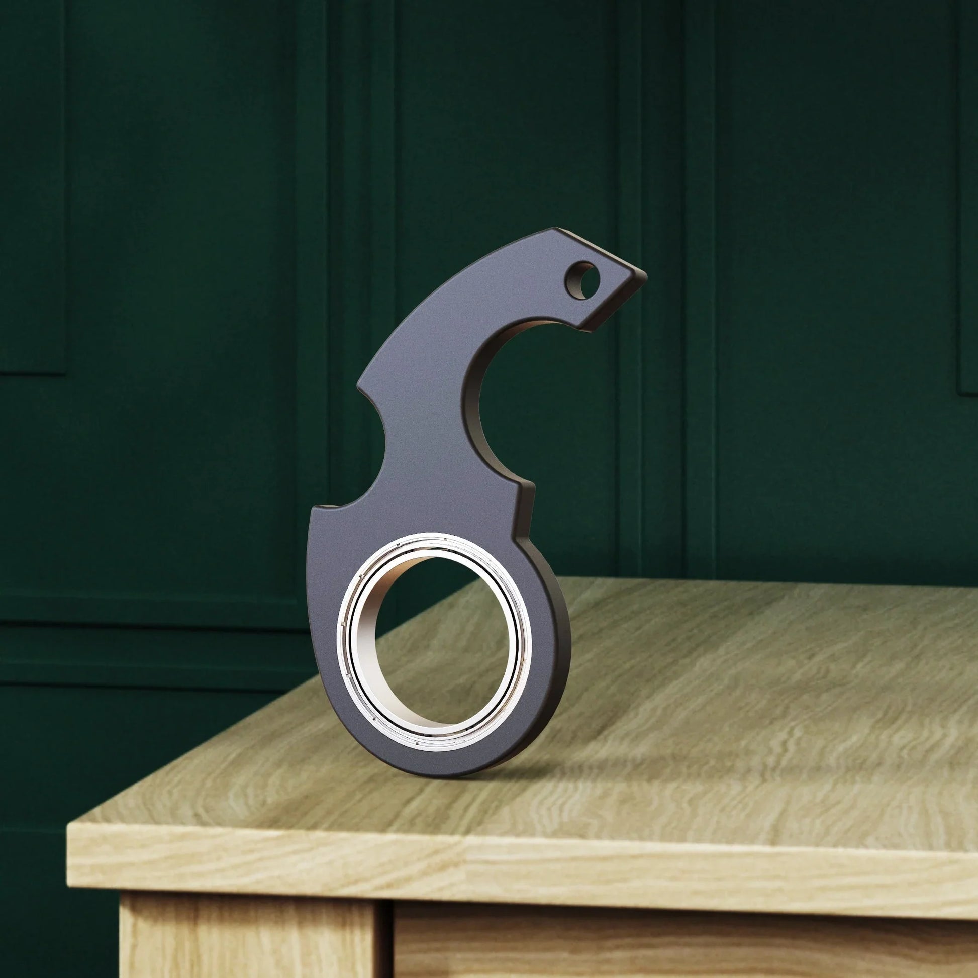 Premium fidget spinner keychain made with durable zinc alloy, available in multiple vibrant colours for stress relief and improved focus