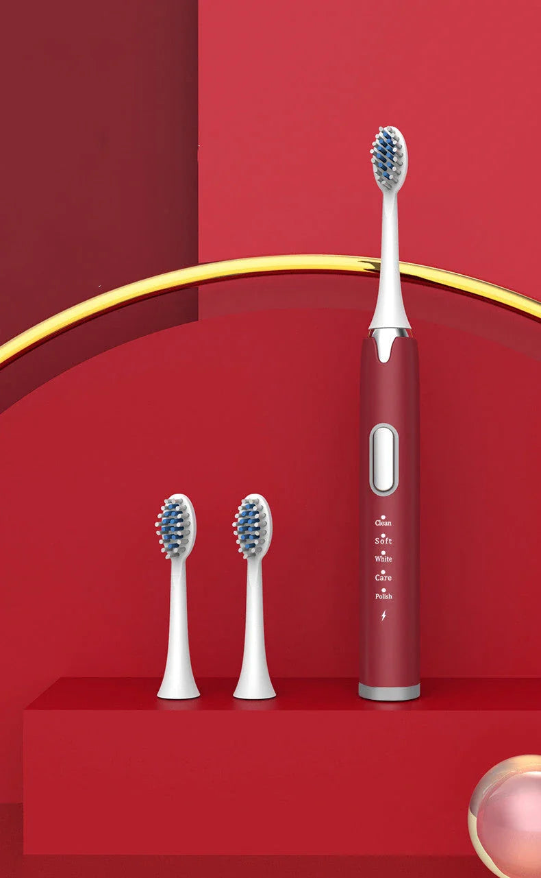 A sleek and modern sonic electric toothbrush with a waterproof, customisable design for superior oral hygiene.