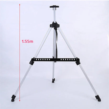 Adjustable aluminium alloy painting stand with carrying bag, perfect for artists and students