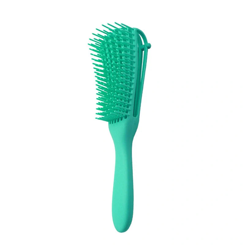 Knotted Haircut Massage Octopus Curling Comb in various colors for detangling and styling hair