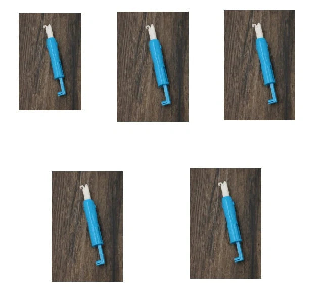 Sewing machine needle threader tool for easy threading