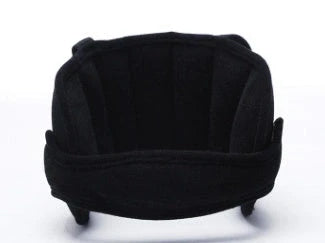 Adjustable car seat head support for babies and kids with fixed sleeping pillow