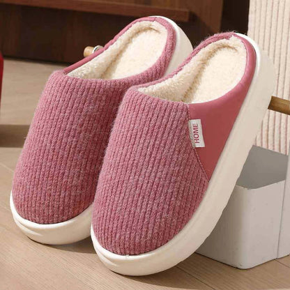 Cosy Plush Bedroom Slippers with Thick Non-Slip Sole for Men and Women