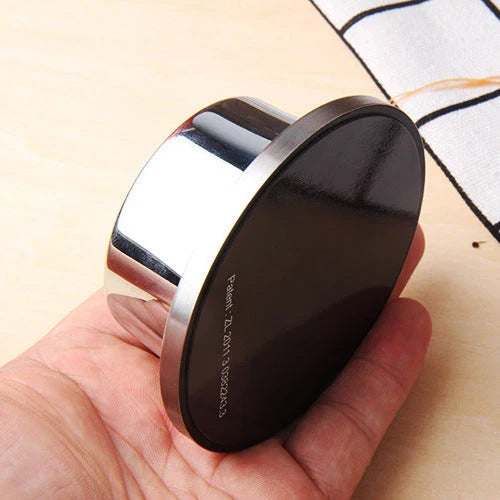 Robust stainless steel mechanical kitchen timer with strong magnetic back for easy placement on any metal surface