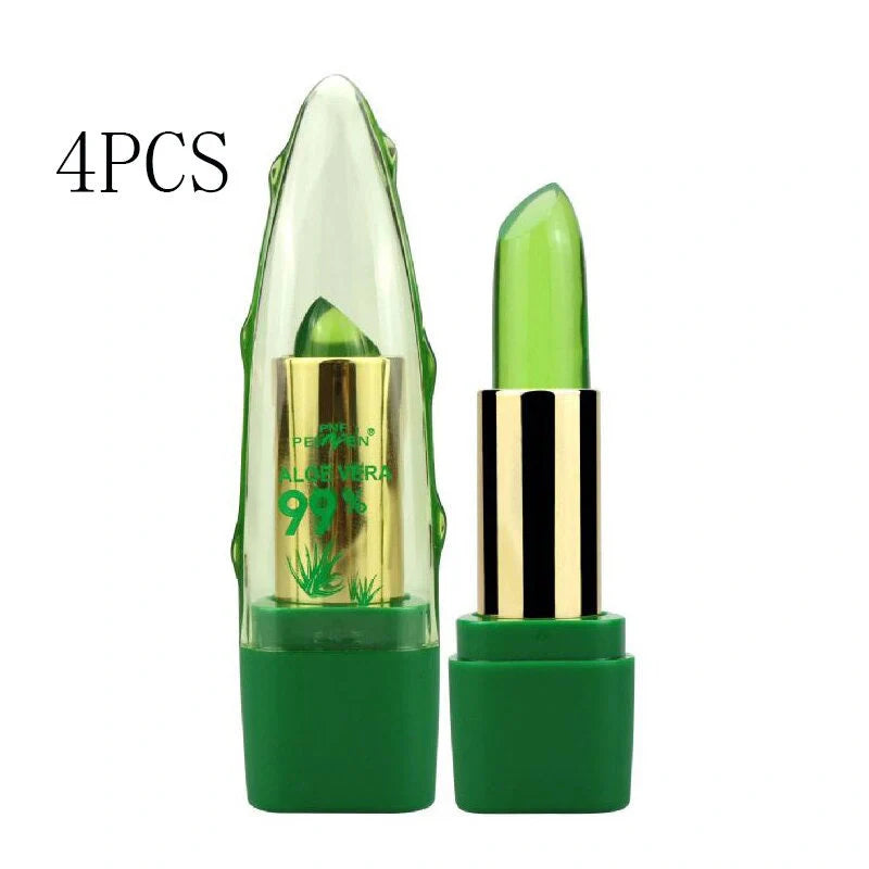 Aloe Vera Gel Color Changing Lipstick Gloss in personalised shade with moisturising benefits