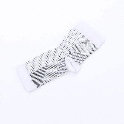 Premium sports compression socks with ankle support, breathable nylon material, and stylish designs