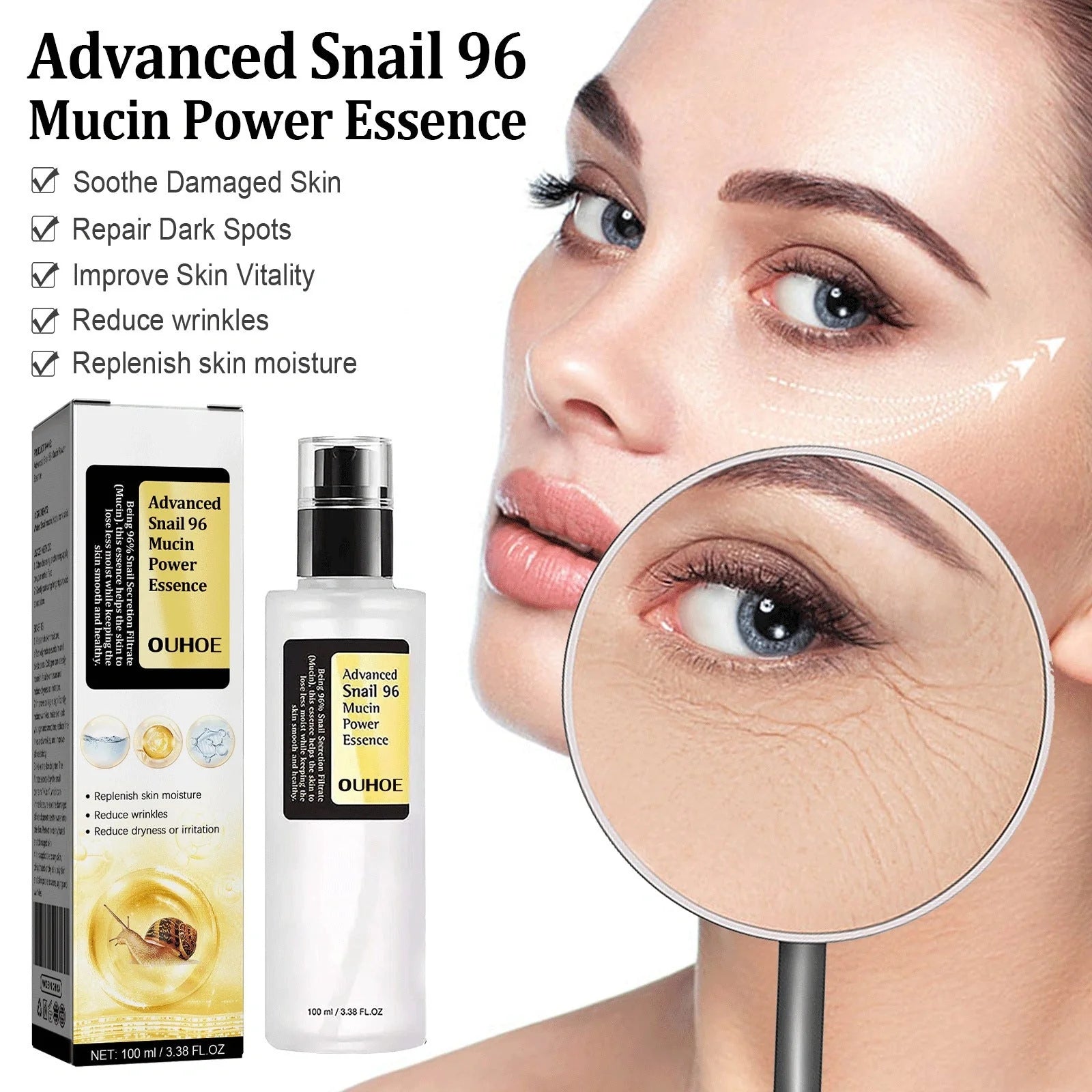 Original Snail Collagen Facial Serum for hydrating and brightening skin