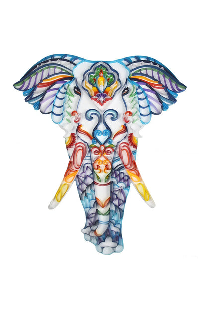 Handmade quilted paper painting craft kit with custom designs and tools included