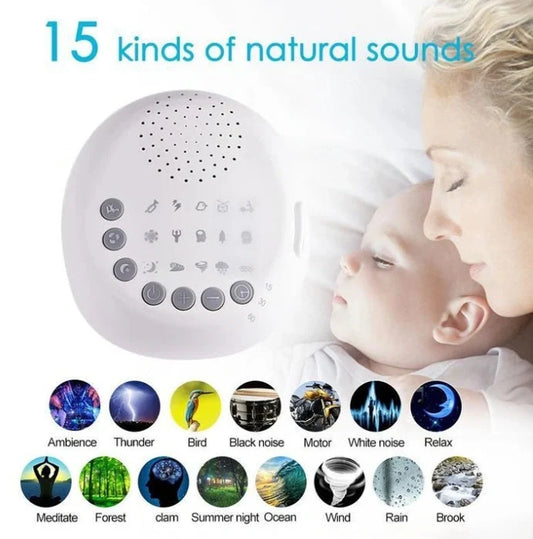 White noise machine for baby sleep with 9 sound options