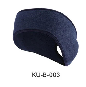 Cozy, contoured fleece headband in multiple colors for sports, fitness, and outdoor workouts