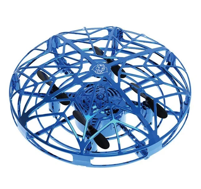 Intuitive air drone with UFO-inspired design, gesture control, and automatic obstacle avoidance for seamless aerial experiences.