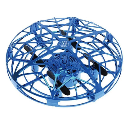 Intuitive air drone with UFO-inspired design, gesture control, and automatic obstacle avoidance for seamless aerial experiences.