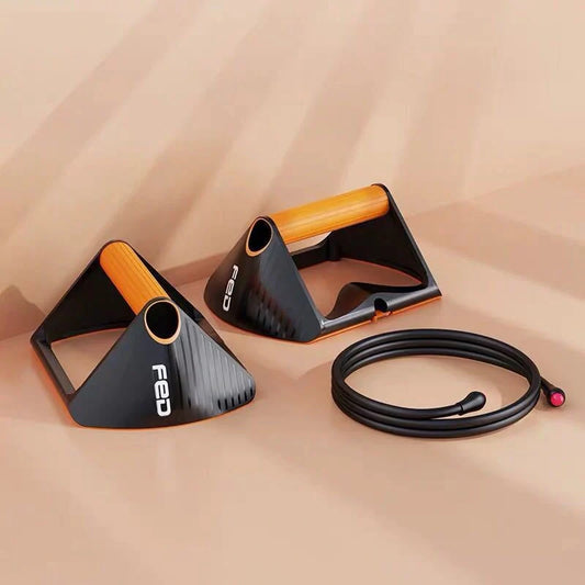 Push Up Board with Elastic Belt for home gym training