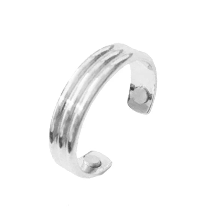 Adjustable Magnetic Therapy Ring in various colors and styles, designed to relieve snoring, improve sleep, and promote lymphatic drainage