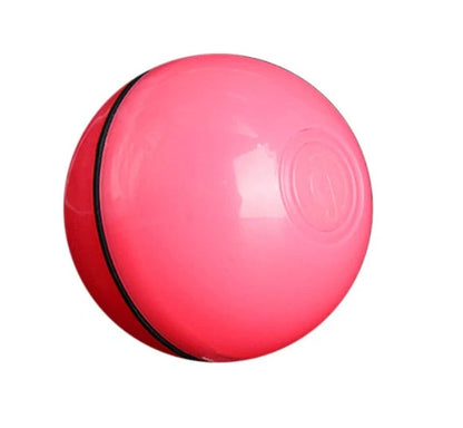 Interactive LED laser cat toy ball with catnip, perfect for keeping your feline friend entertained