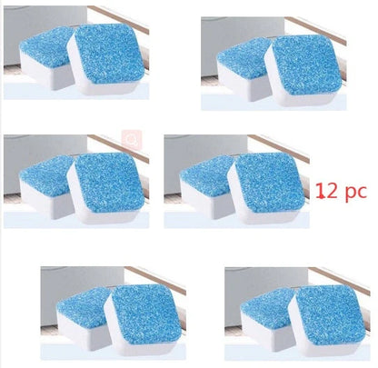 Washing machine cleaner tablets for deep cleaning and odour removal