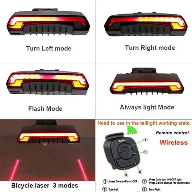Ampulla Smart LED Wireless Tail Light with Batmobile-inspired design and advanced safety features