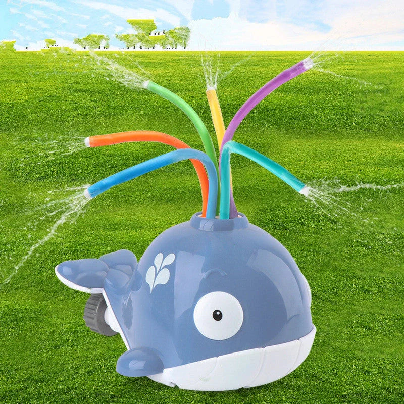 Cartoon sprinkler water toy for baby and toddler summer play