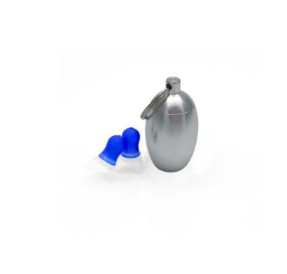 Aluminium noise reduction earplugs with 17mm caliber for secure fit