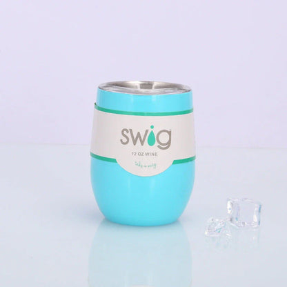 Premium Stainless Steel Insulated Wine Tumbler in Various Vibrant Colors - 12 oz Capacity, Vacuum Sealed Design