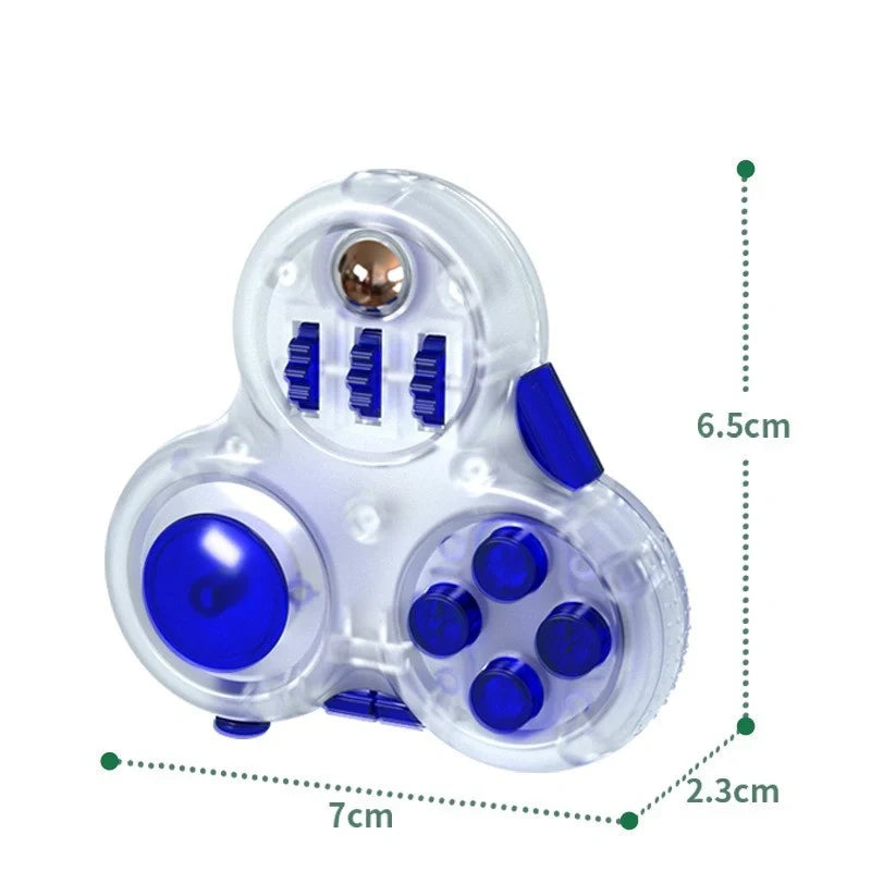 Vibrato Explosive Puzzle and Fun Rubik Cube Toy with 10 fidget functions for stress relief