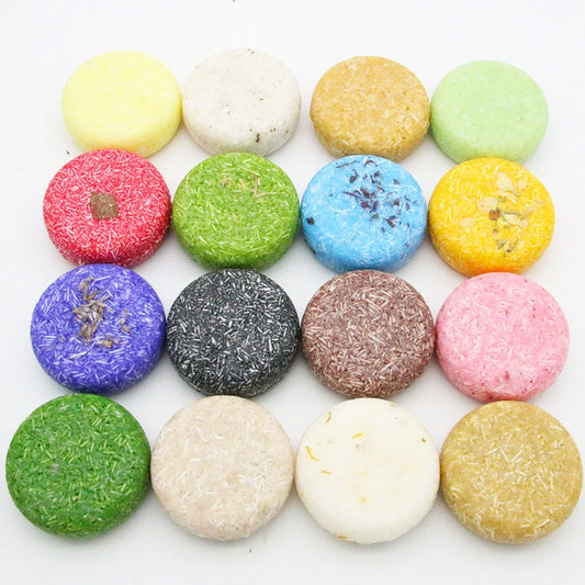 Natural Plant Shampoo Bar with essential oils for healthy hair care