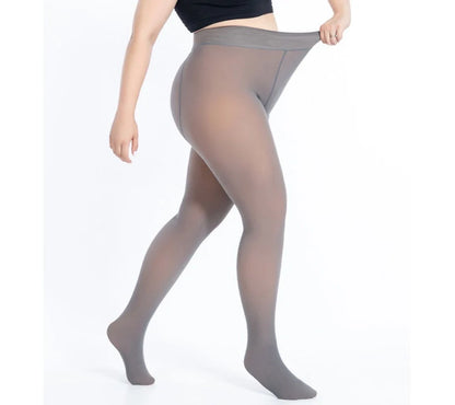 Winter Plus Velvet Thick Adjustable Pantyhose Leggings in Korean style boot pants length