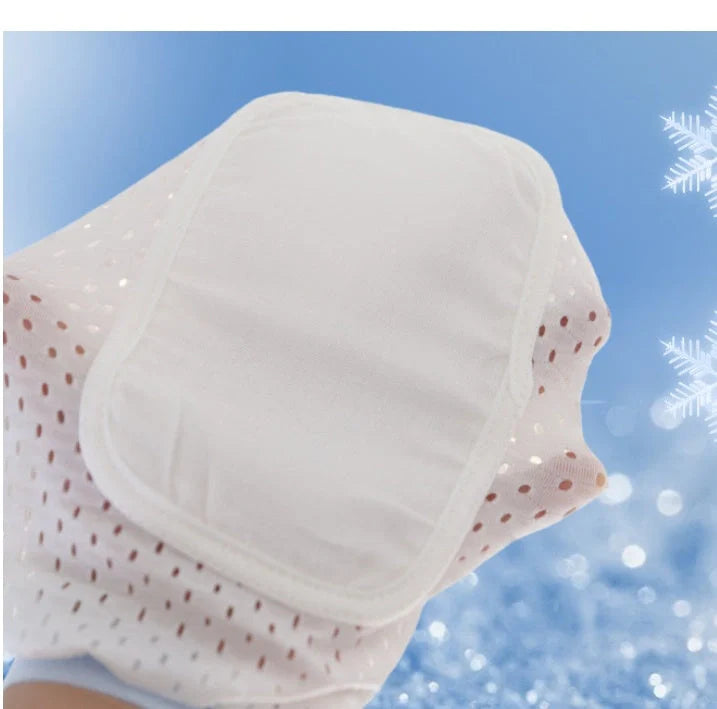 Ergonomic breastfeeding arm pillow with ice silk fabric for cooling comfort