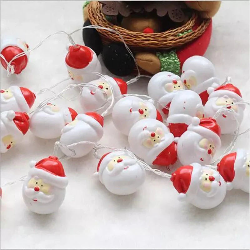 Waterproof Santa Claus LED string lights for Christmas tree decoration