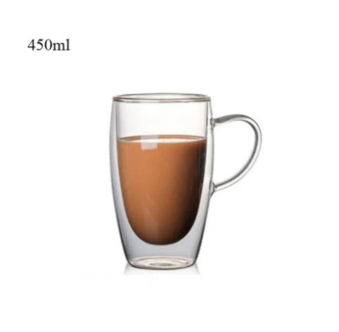 3D double-layer panda cup with skull design and festive inner Christmas tree