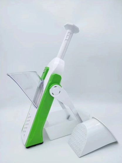 Premium Multifunctional Vegetable Slicer and Chopper with Stainless Steel Blades and Durable ABS Construction