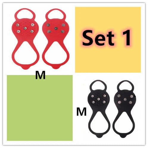 Silicone Climbing Non-Slip Shoe Grip for icy and snowy conditions