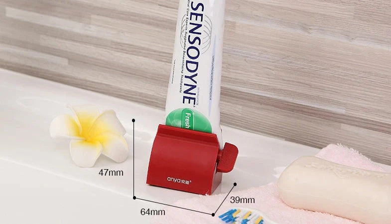 All-in-One Toothpaste Tube Squeezer - Convenient Toiletry Organizer for Bathroom